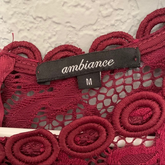 Ambiance Red Dress - Picture 2 of 4